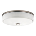 KICHLER, BRUSHED NICKEL LED FLUSH MOUNT, FLUSH MOUNT CEILING LIGHTS