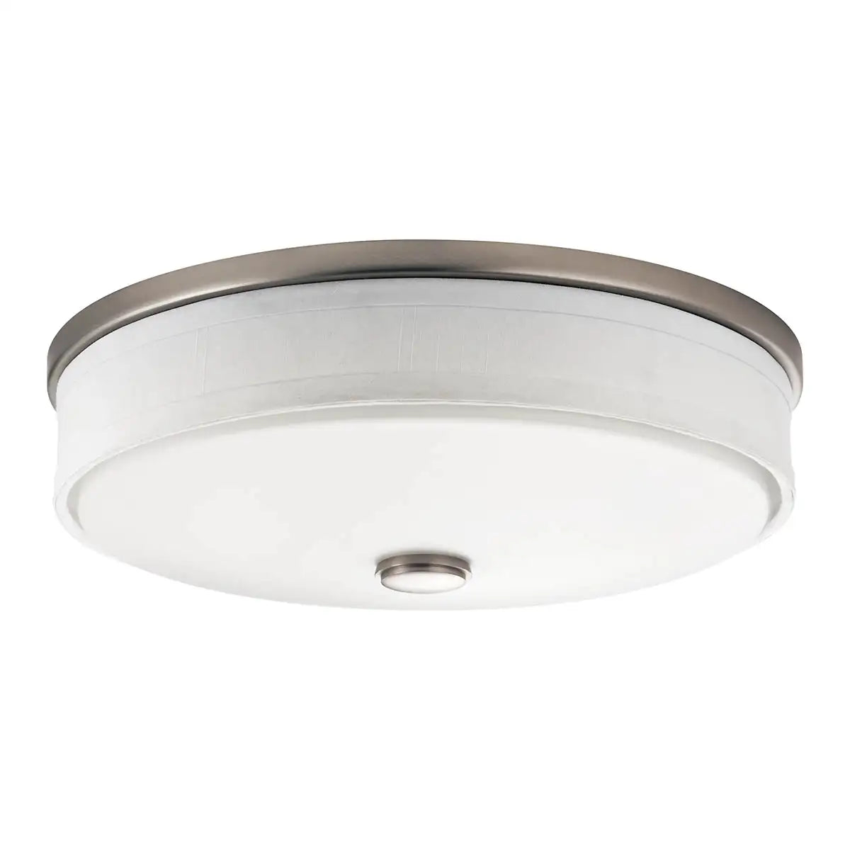 KICHLER, BRUSHED NICKEL LED FLUSH MOUNT, FLUSH MOUNT CEILING LIGHTS