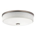 KICHLER, BRUSHED NICKEL LED FLUSH MOUNT, FLUSH MOUNT CEILING LIGHTS