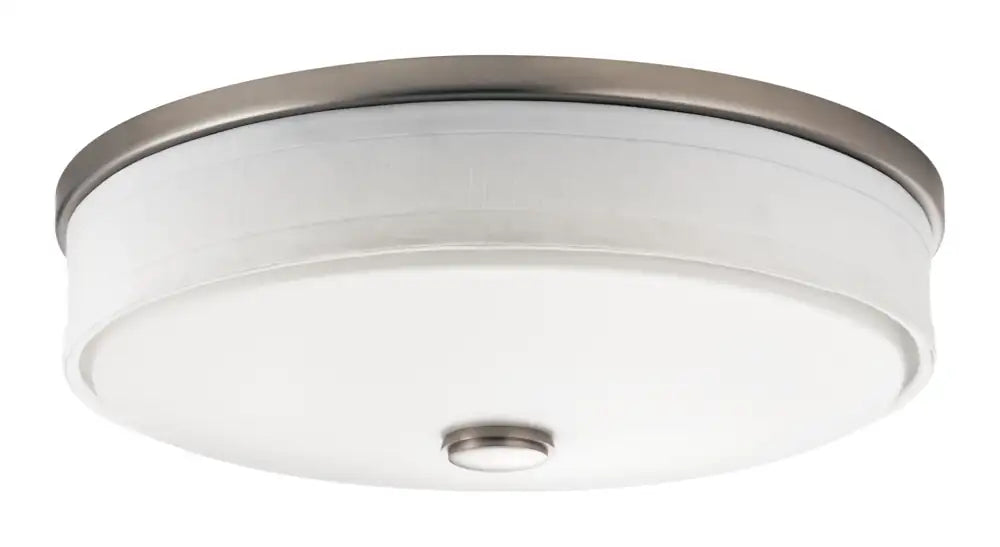 KICHLER, BRUSHED NICKEL LED FLUSH MOUNT, FLUSH MOUNT CEILING LIGHTS