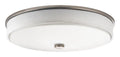 KICHLER, BRUSHED NICKEL LED FLUSH MOUNT, FLUSH MOUNT CEILING LIGHTS