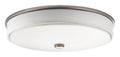 KICHLER, BRUSHED NICKEL LED FLUSH MOUNT, FLUSH MOUNT CEILING LIGHTS