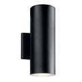 KICHLER, CYLINDER 3000K LED WALL LIGHT, OUTDOOR WALL LIGHTS