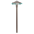 KICHLER, GLASS & METAL 12V PATH LIGHT, PATH LIGHTS
