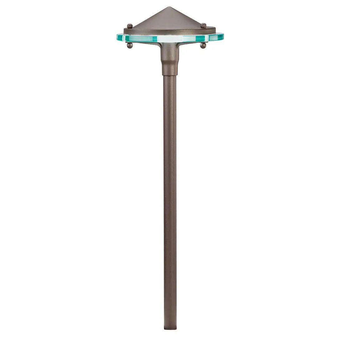 KICHLER, GLASS & METAL 12V PATH LIGHT, PATH LIGHTS