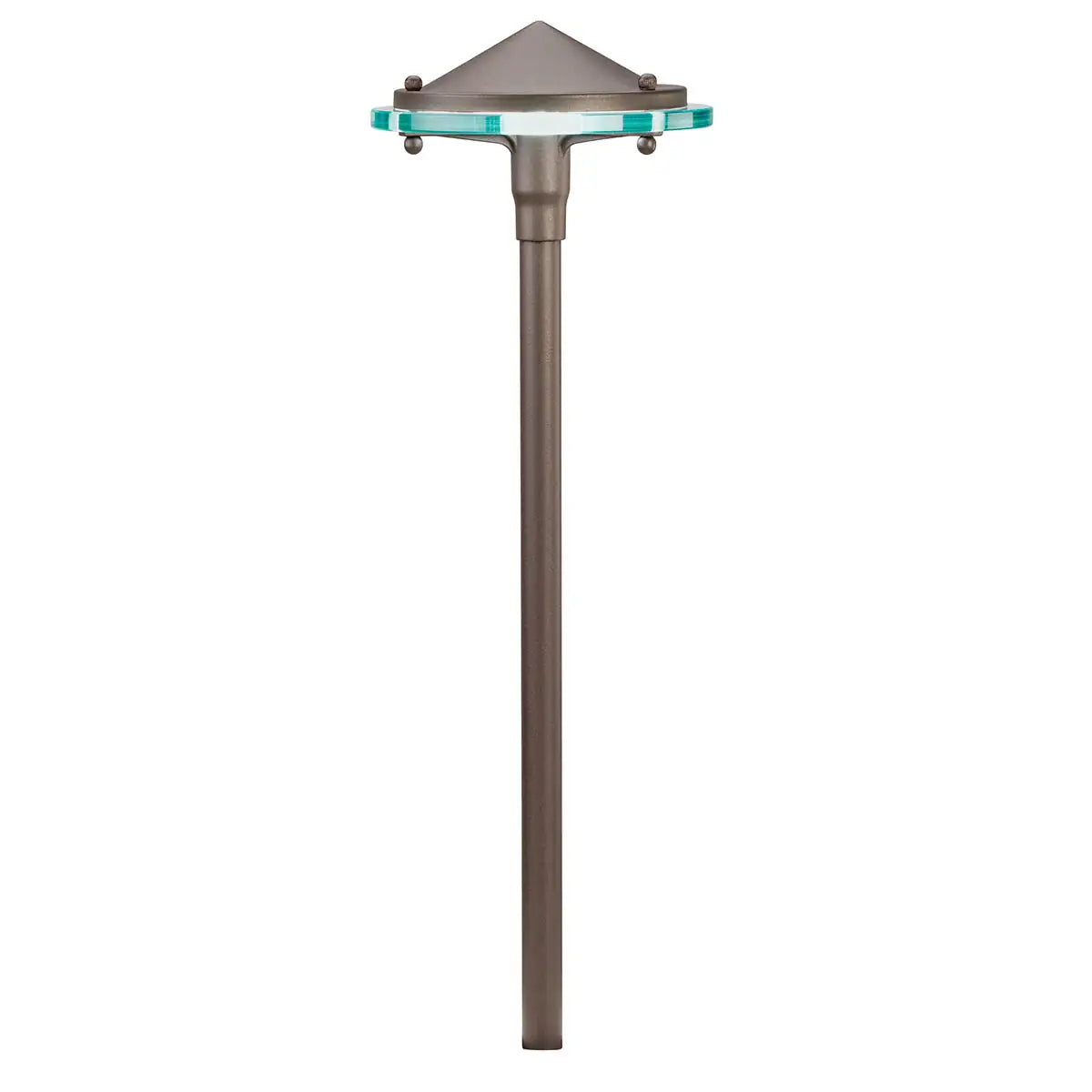 KICHLER, GLASS & METAL 12V PATH LIGHT, PATH LIGHTS
