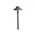 KICHLER, PIERCED DOME 2700K LED PATH LIGHT, PATH LIGHTS