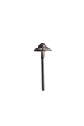 KICHLER, PIERCED DOME 3000K LED PATH LIGHT, PATH LIGHTS