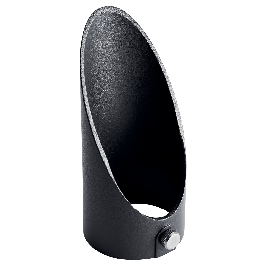 KICHLER ACCENT VLO 2" SMALL LONG COWL TEXTURED BLACK