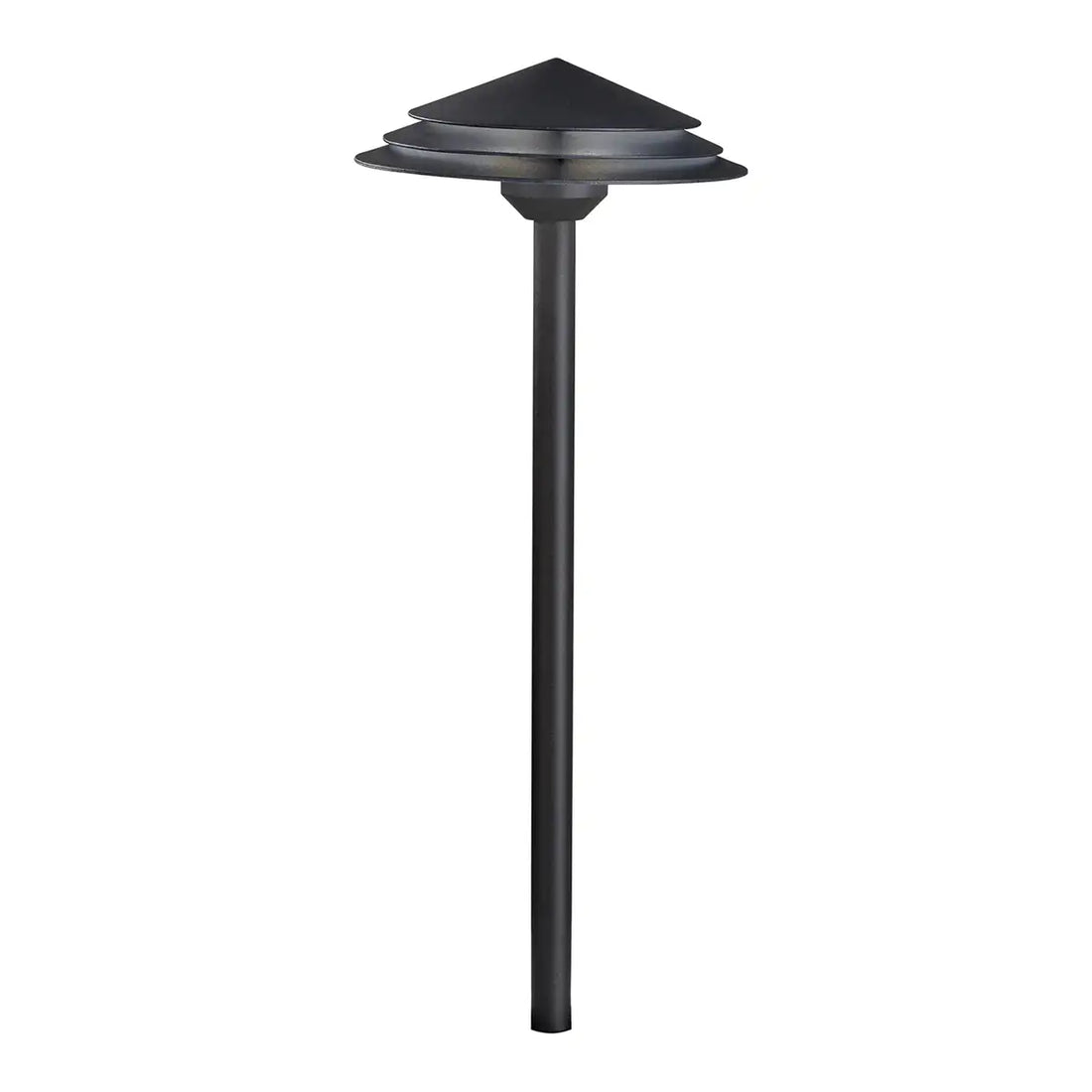 Round Tiered 2700K LED Path Light