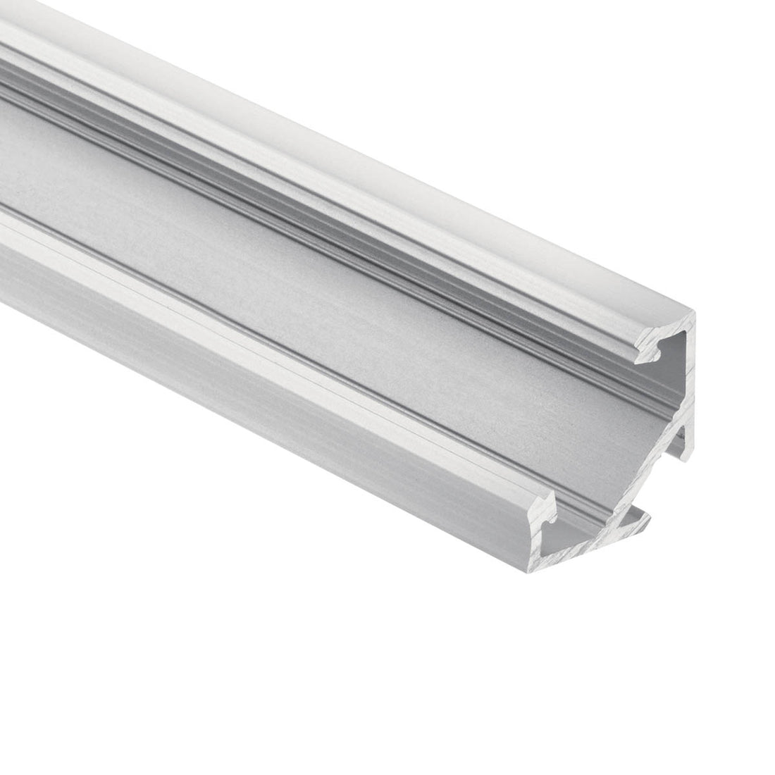 KICHLER TE STANDARD SERIES 45 DEGREE SURFACE CHANNEL SILVER