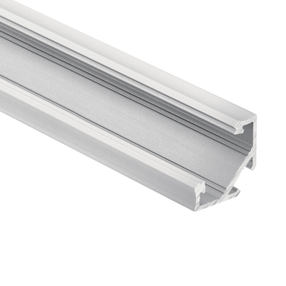 KICHLER TE STANDARD SERIES 45 DEGREE SURFACE CHANNEL SILVER