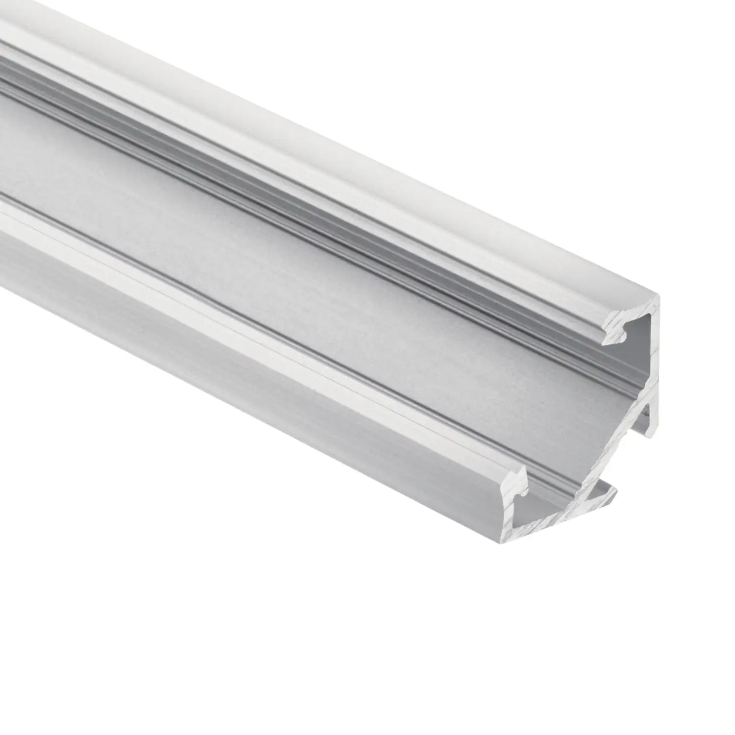 KICHLER TE STANDARD SERIES 45 DEGREE SURFACE CHANNEL SILVER - DO NOT SHOW ON WEBSITE