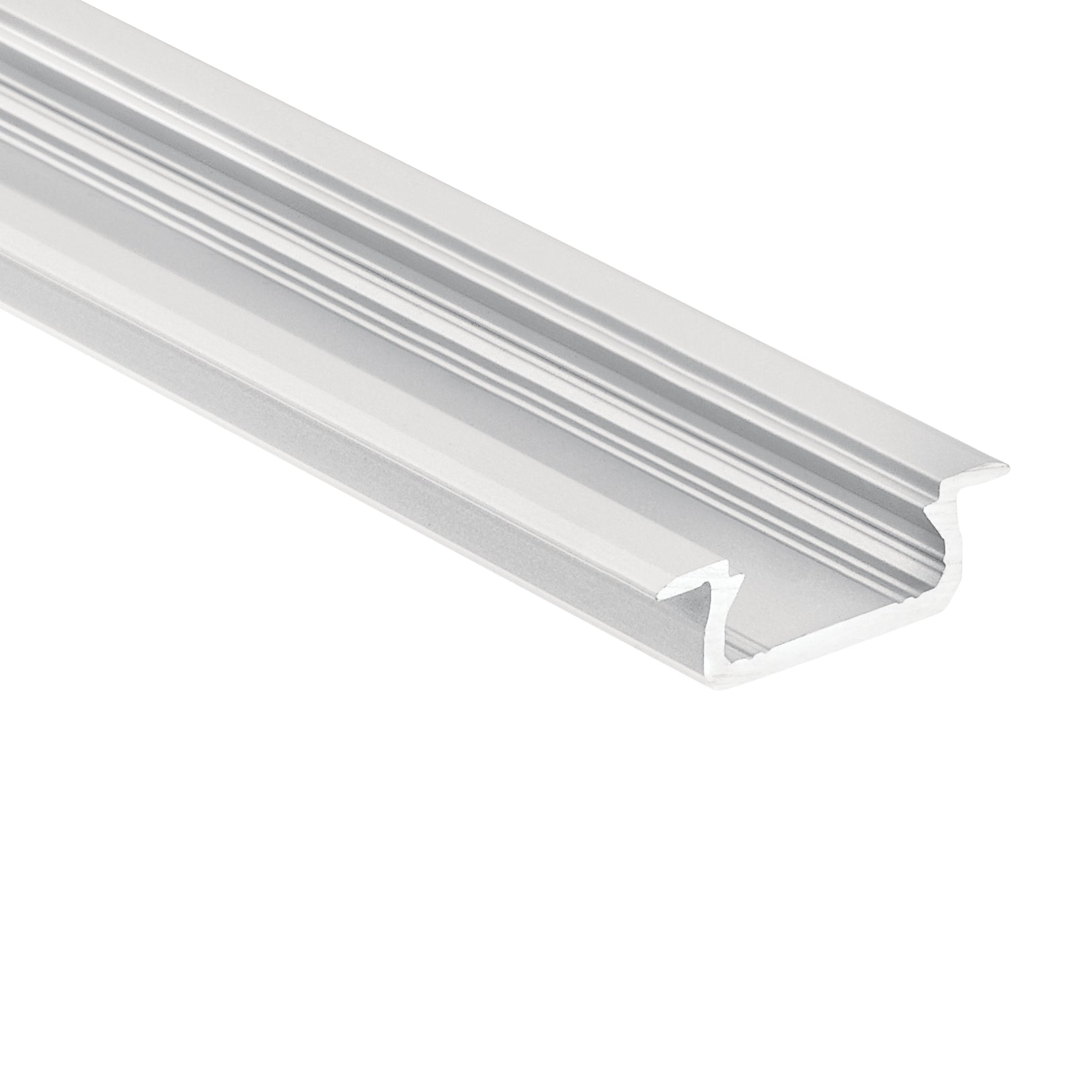 KICHLER TE STANDARD SERIES SHALLOW WELL RECESSED CHANNEL SILVER