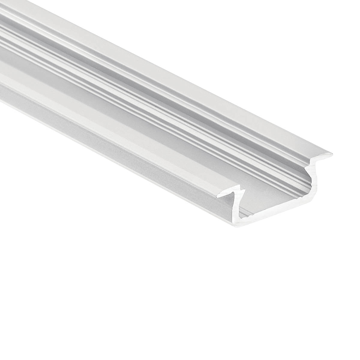 KICHLER TE STANDARD SERIES SHALLOW WELL RECESSED CHANNEL SILVER