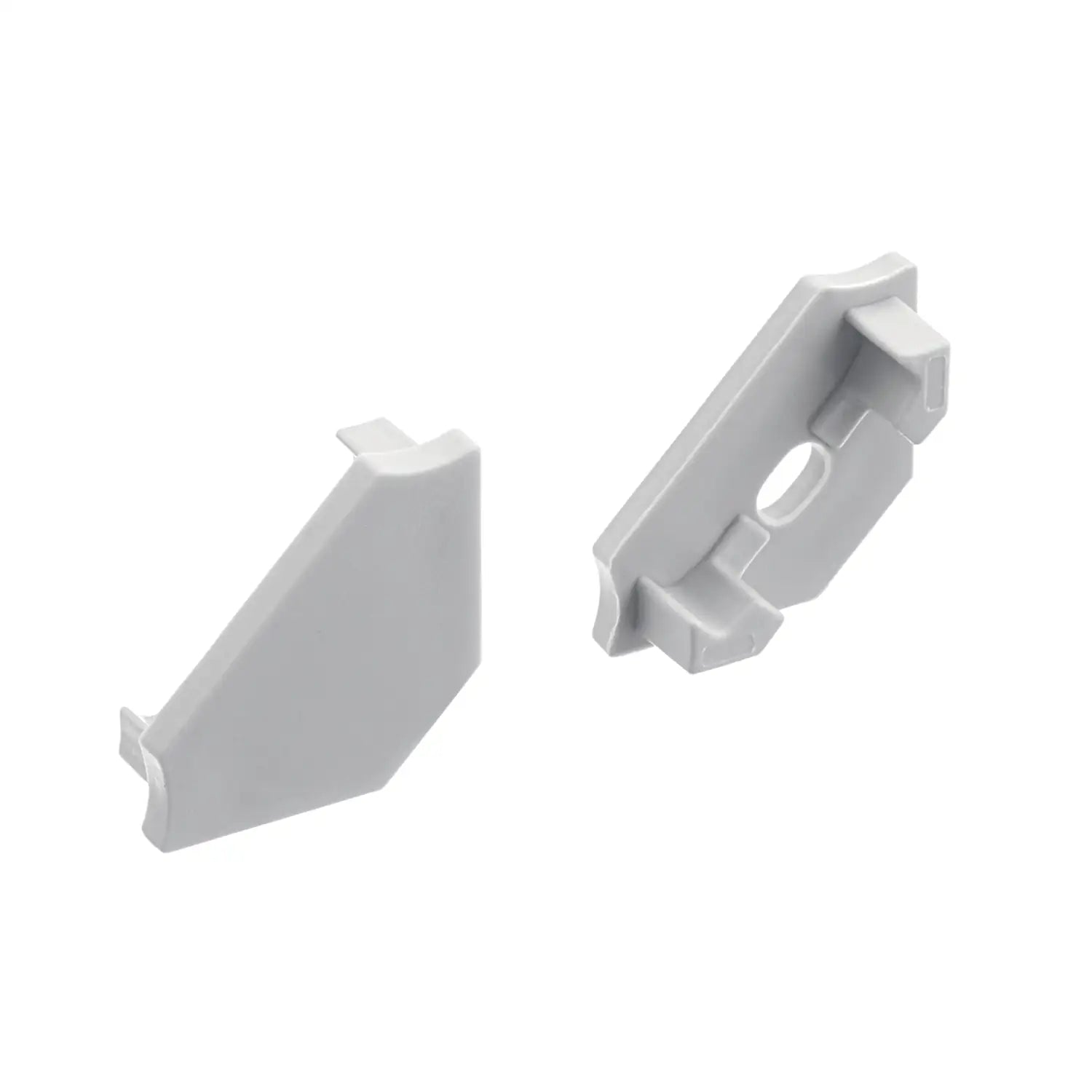 KICHLER TE STANDARD SERIES 45 DEGREE CHANNEL END CAPS SILVER - DO NOT SHOW ON WEBSITE