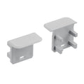 KICHLER TE STANDARD SERIES DEEP WELL RC END CAPS SILVER - DO NOT SHOW ON WEBSITE