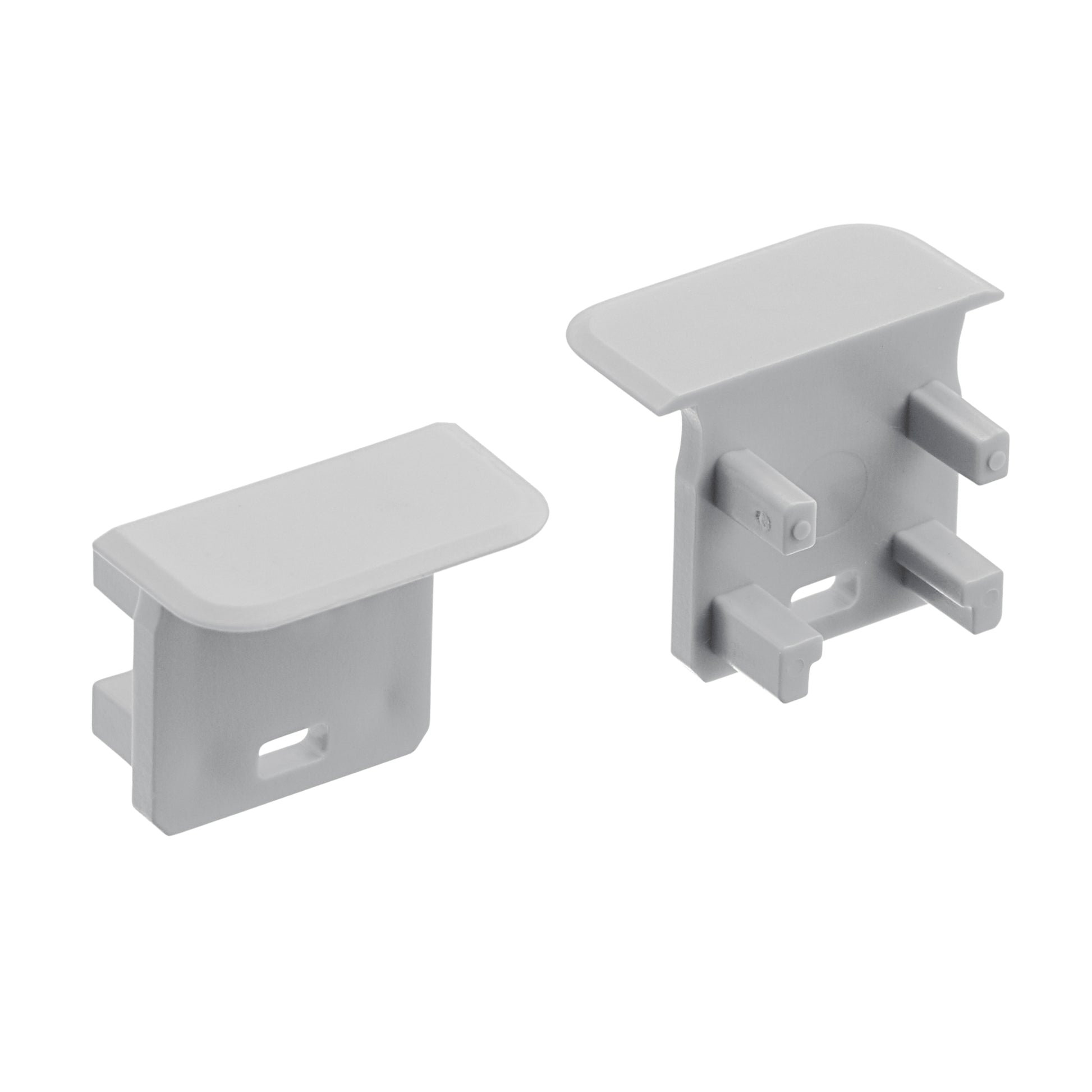 KICHLER TE STANDARD SERIES DEEP WELL RC END CAPS SILVER