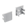 KICHLER TE STANDARD SERIES DEEP WELL SF END CAPS SILVER