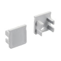 KICHLER TE STANDARD SERIES DEEP WELL SF END CAPS SILVER - DO NOT SHOW ON WEBSITE
