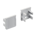 KICHLER TE STANDARD SERIES DEEP WELL SF END CAPS SILVER