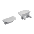 KICHLER TE STANDARD SERIES STANDARD RC END CAPS SILVER