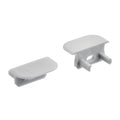KICHLER TE STANDARD SERIES STANDARD RC END CAPS SILVER