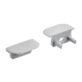 KICHLER TE STANDARD SERIES STANDARD RC END CAPS SILVER - DO NOT SHOW ON WEBSITE