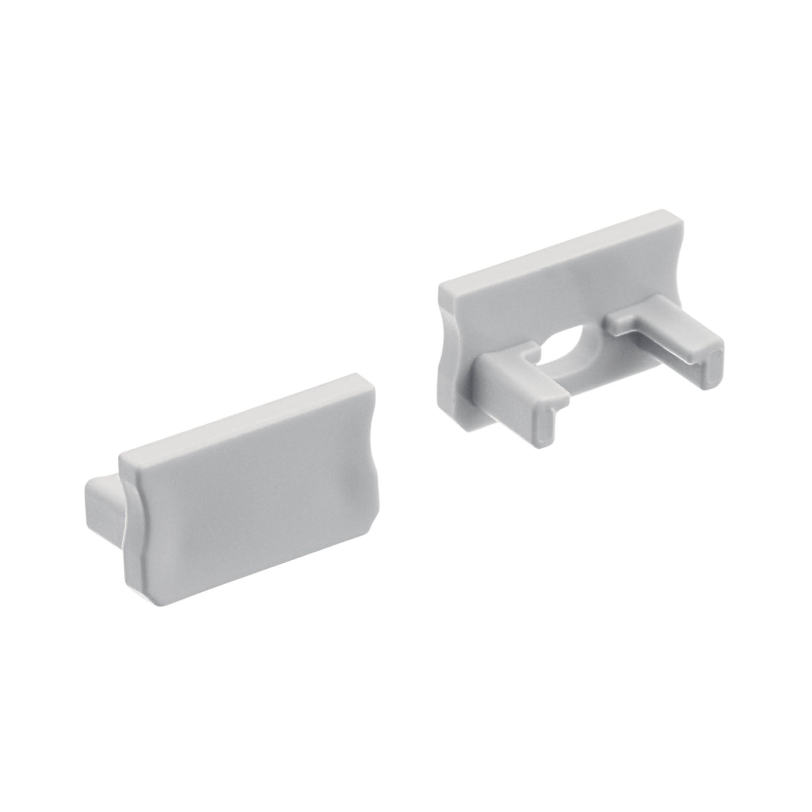 KICHLER TE STANDARD SERIES STANDARD SF END CAPS SILVER