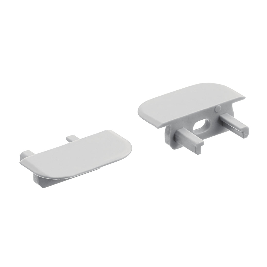 KICHLER TE STANDARD SERIES SHALLOW WELL RC END CAPS SILVER