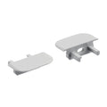 KICHLER TE STANDARD SERIES SHALLOW WELL RC END CAPS SILVER - DO NOT SHOW ON WEBSITE