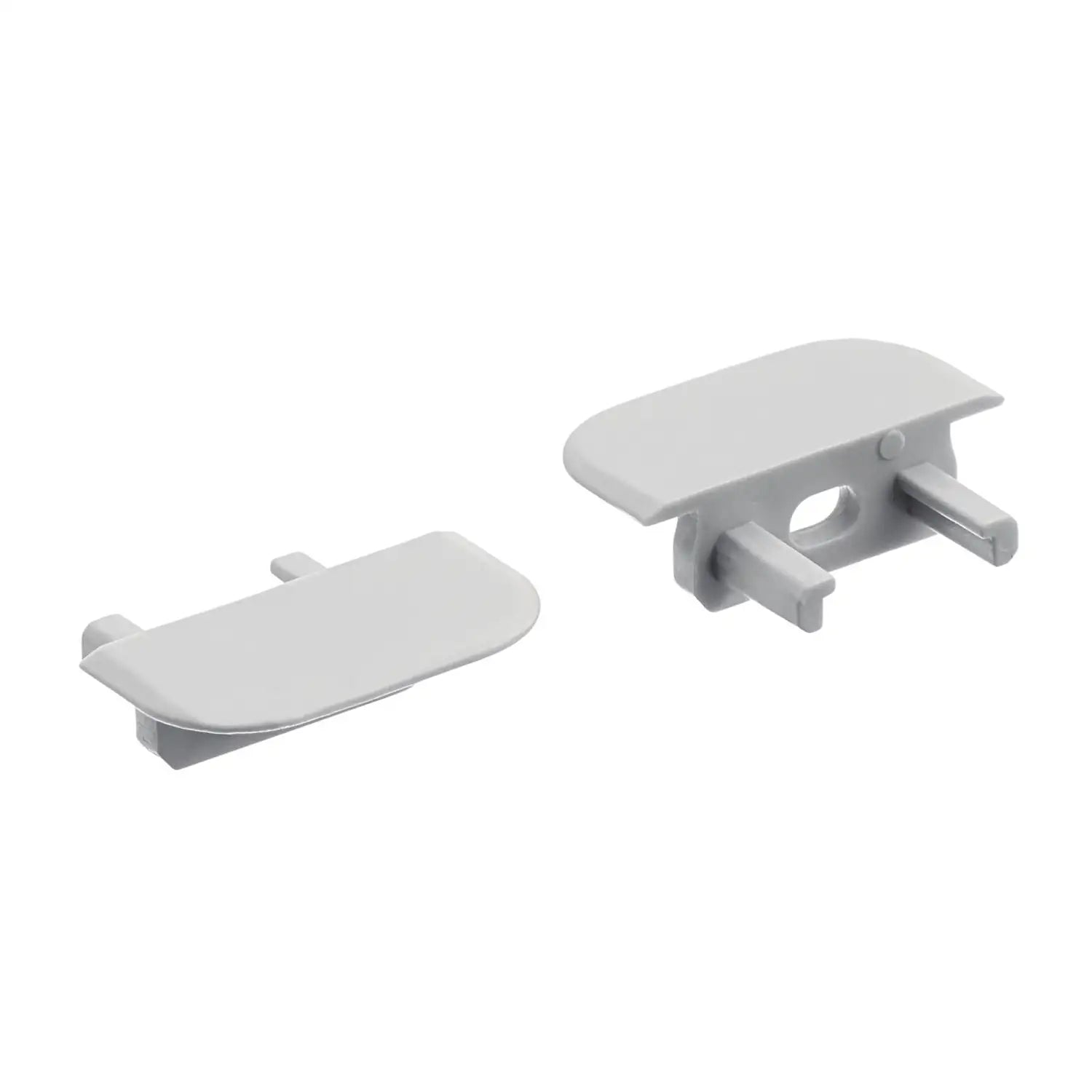 KICHLER TE STANDARD SERIES SHALLOW WELL RC END CAPS SILVER - DO NOT SHOW ON WEBSITE
