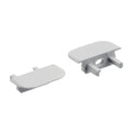 KICHLER TE STANDARD SERIES SHALLOW WELL RC END CAPS SILVER