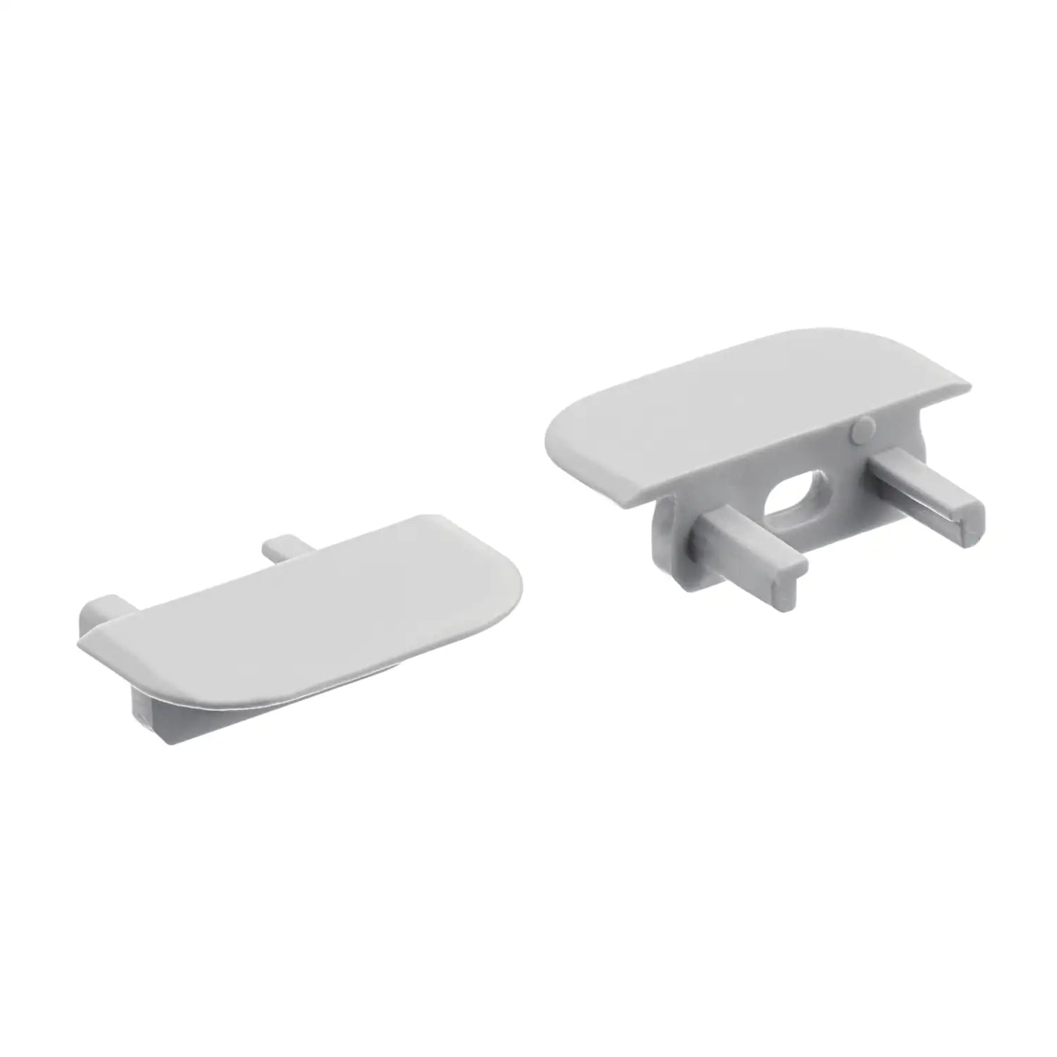 KICHLER TE STANDARD SERIES SHALLOW WELL RC END CAPS SILVER - DO NOT SHOW ON WEBSITE