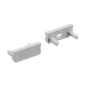 KICHLER TE STANDARD SERIES SHALLOW WELL SF END CAPS SILVER - DO NOT SHOW ON WEBSITE