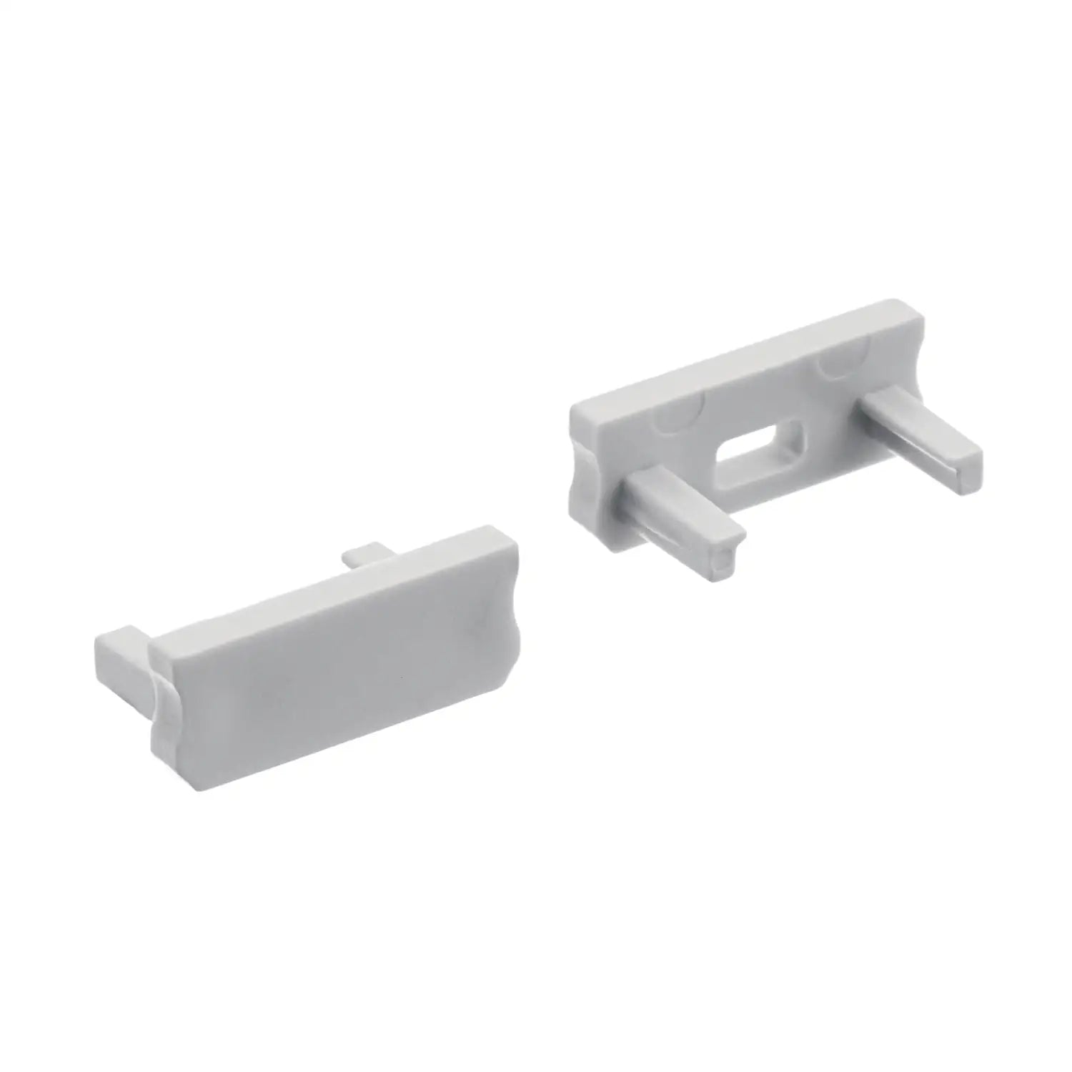 KICHLER TE STANDARD SERIES SHALLOW WELL SF END CAPS SILVER - DO NOT SHOW ON WEBSITE