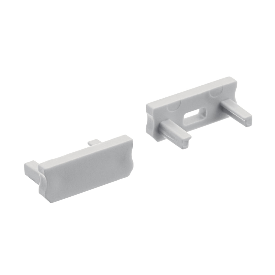 KICHLER TE STANDARD SERIES SHALLOW WELL SF END CAPS SILVER
