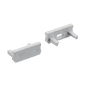 KICHLER TE STANDARD SERIES SHALLOW WELL SF END CAPS SILVER