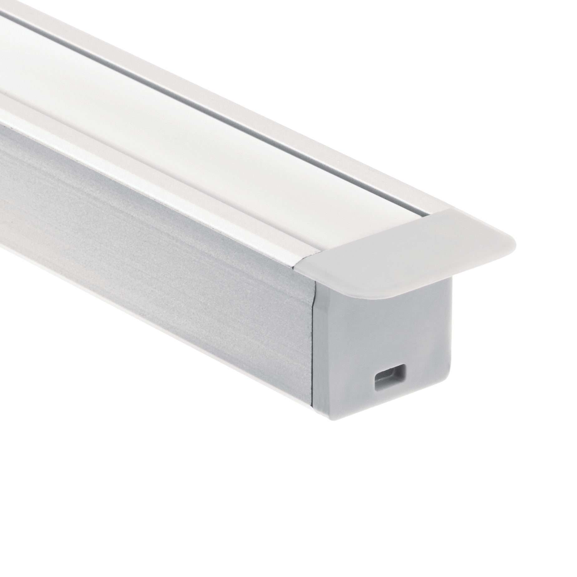 KICHLER TE STANDARD SERIES 8' KIT DEEP WELL RECESSED CHANNEL SILVER