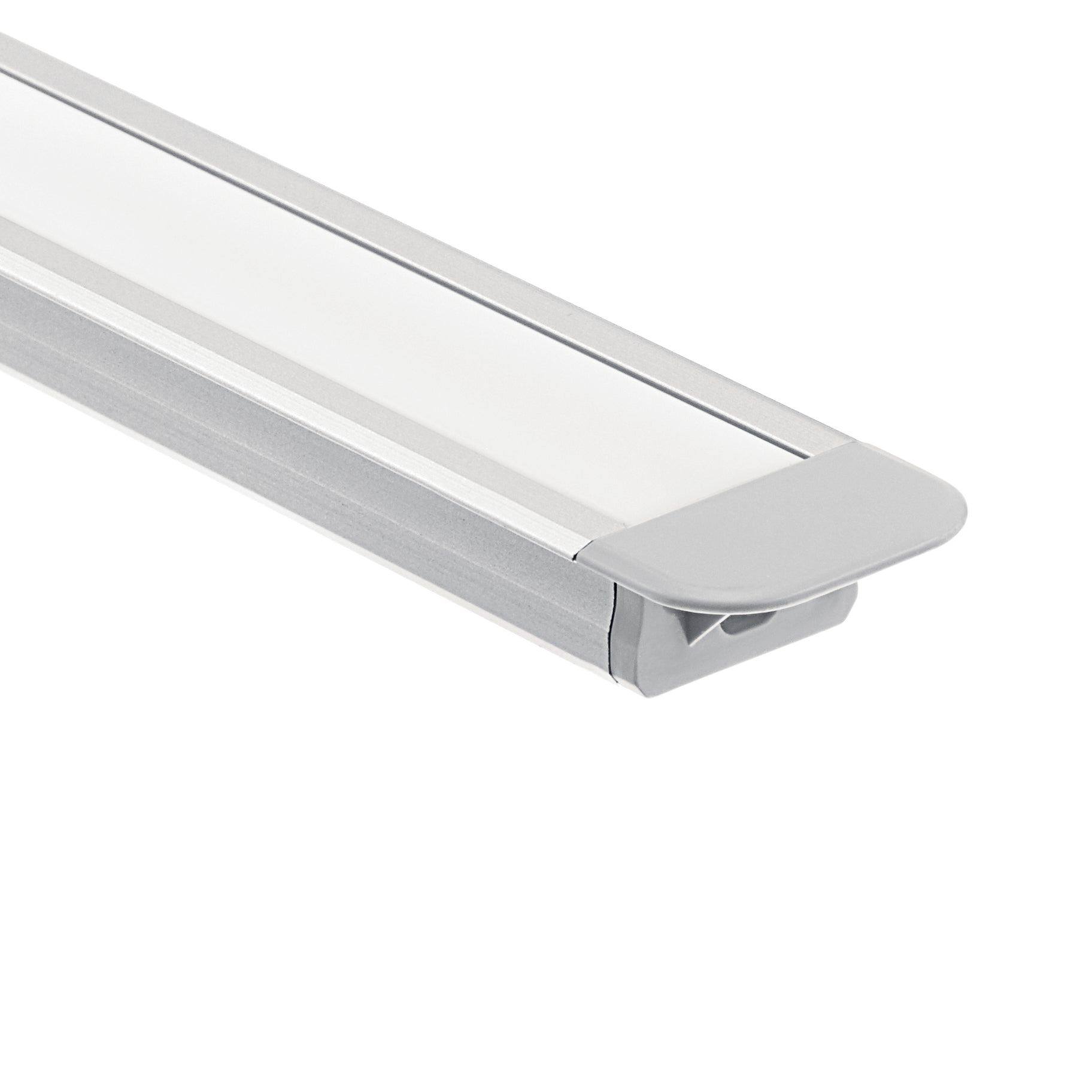 KICHLER TE STANDARD SERIES 4' KIT STANDARD DEPTH RECESSED CHANNEL SILVER