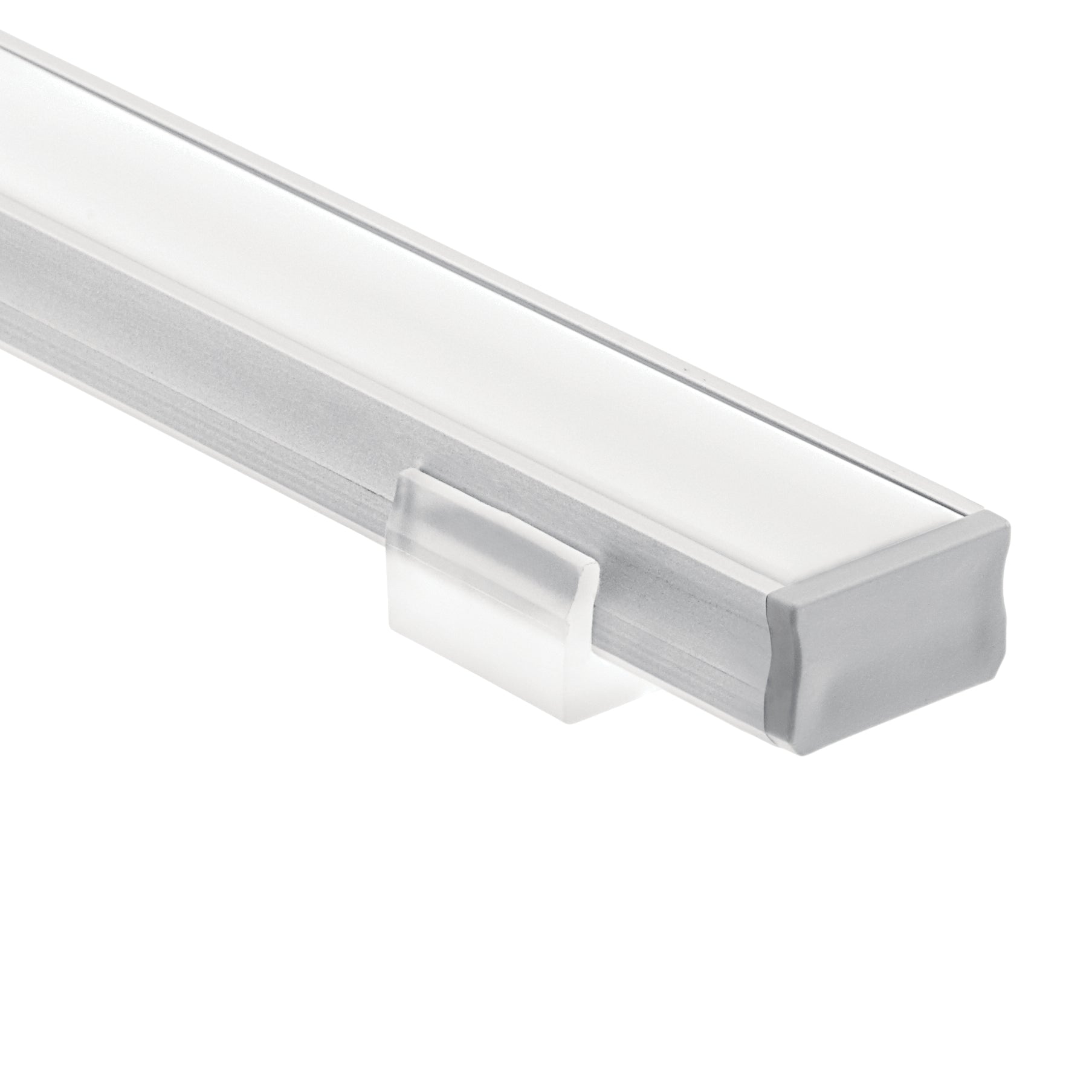 KICHLER TE STANDARD SERIES 2' KIT STANDARD DEPTH SURFACE CHANNEL SILVER