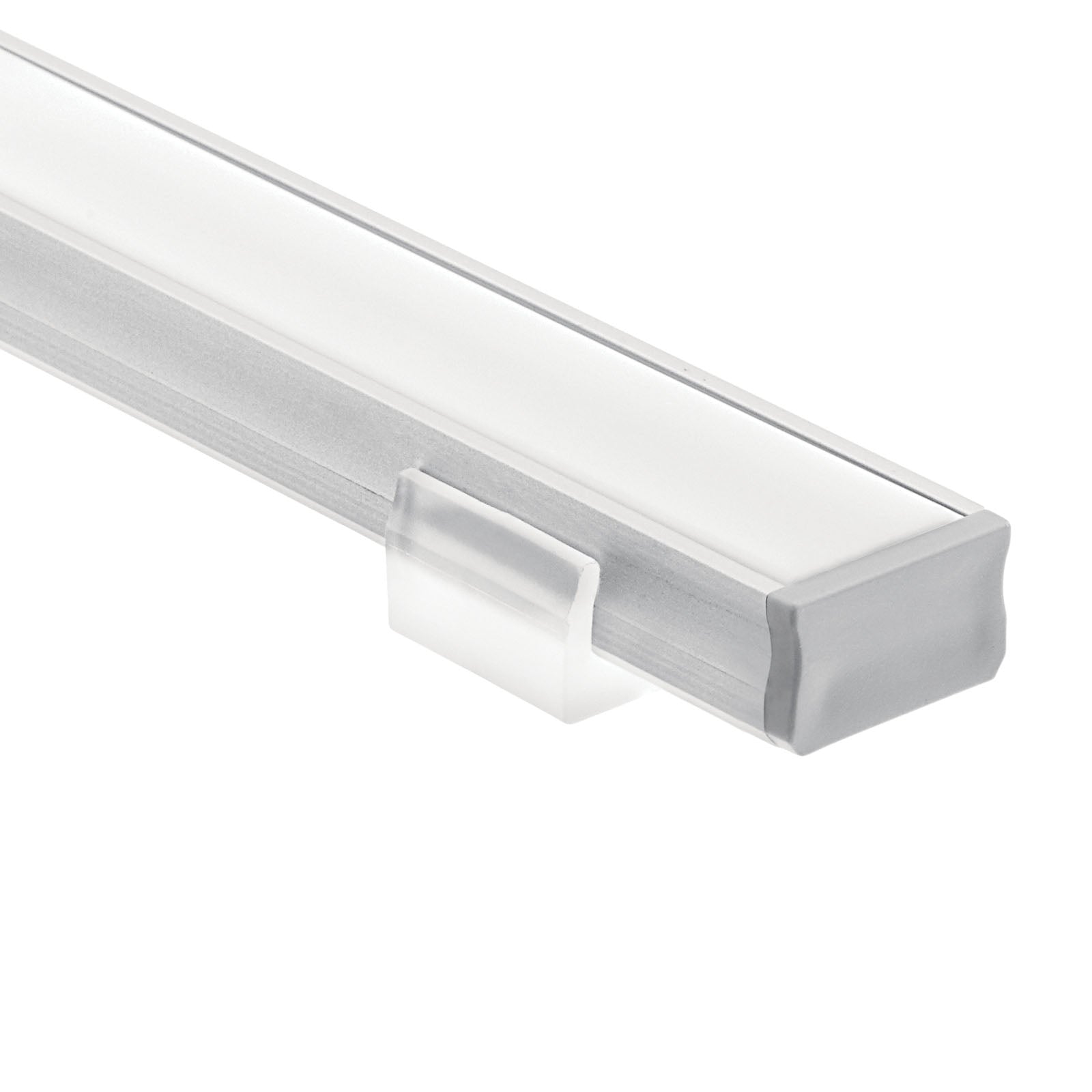 KICHLER TE STANDARD SERIES 2' KIT STANDARD DEPTH SURFACE CHANNEL SILVER