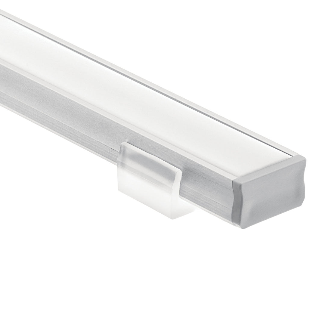KICHLER TE STANDARD SERIES 4' KIT STANDARD DEPTH SURFACE CHANNEL SILVER