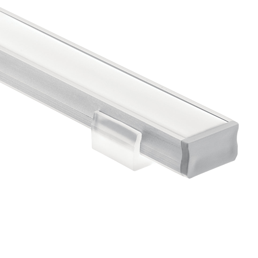 KICHLER TE STANDARD SERIES 8' KIT STANDARD DEPTH SURFACE CHANNEL SILVER