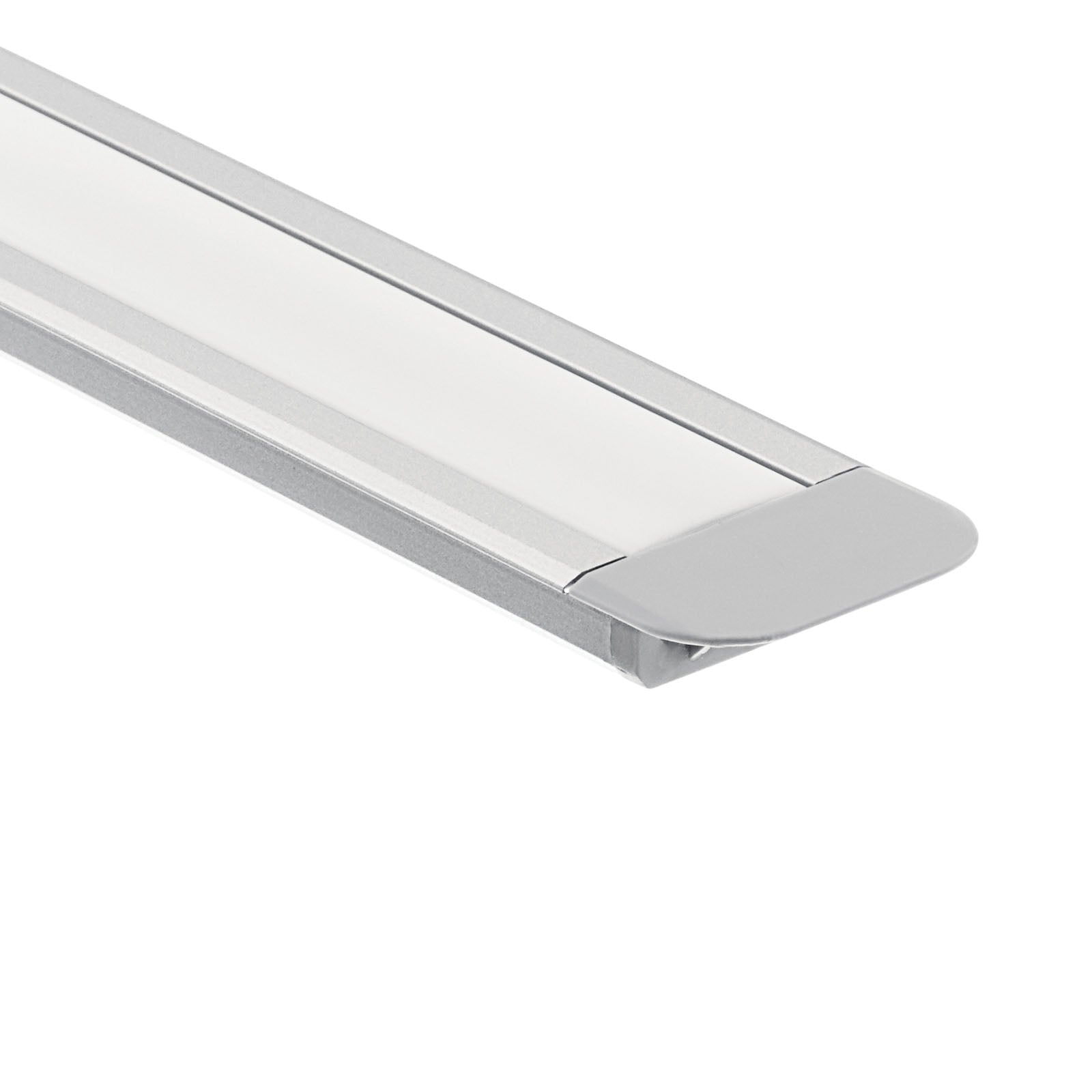 KICHLER TE STANDARD SERIES 2' KIT SHALLOW WELL RECESSED CHANNEL SILVER