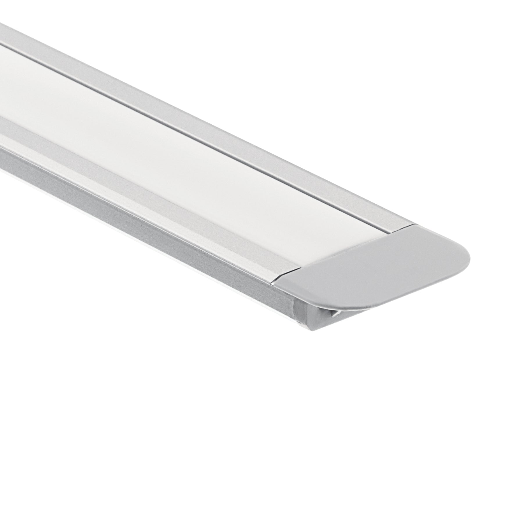 KICHLER TE STANDARD SERIES 4' KIT SHALLOW WELL RECESSED CHANNEL SILVER