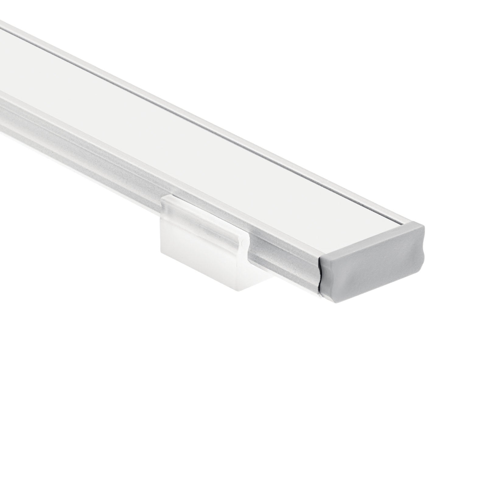 KICHLER TE STANDARD SERIES 2' KIT SHALLOW WELL SURFACE CHANNEL SILVER
