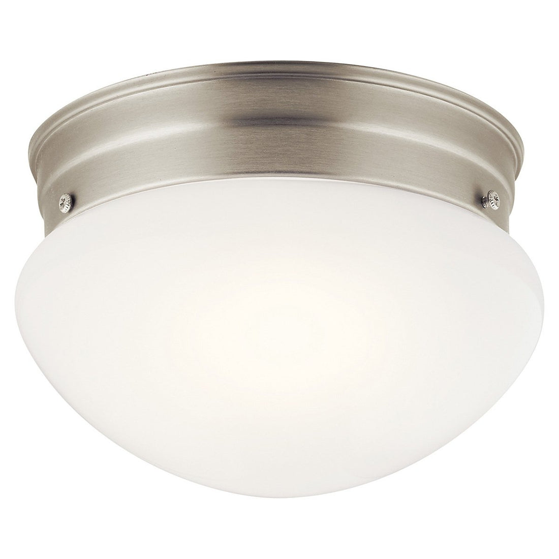 KICHLER, 7.5" 1 LIGHT FLUSH MOUNT, FLUSH MOUNT CEILING LIGHTS