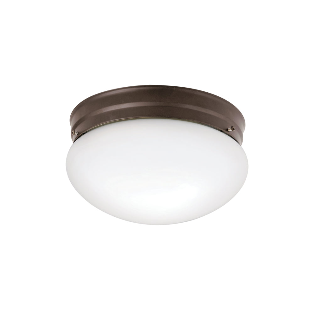 KICHLER, 9" 2 LIGHT FLUSH MOUNT, FLUSH MOUNT CEILING LIGHTS
