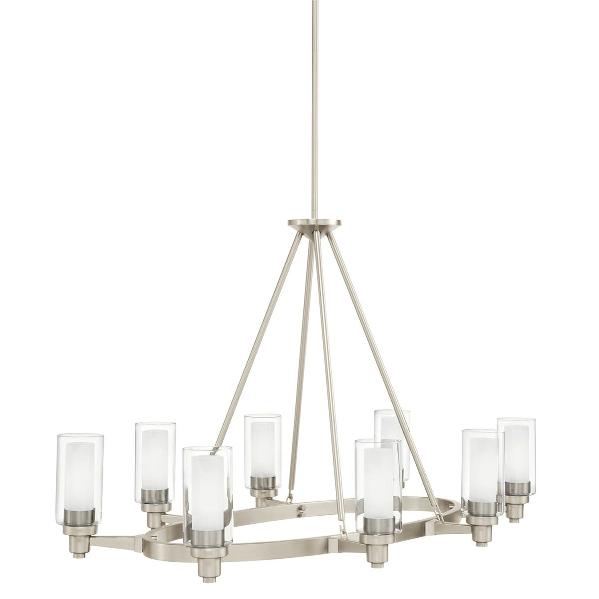 KICHLER, CIRCOLO CHANDELIER, LINEAR LIGHT